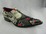 New Rossellini Marilyn  Mens Leather Lined  Pointed Shoes Multicolor News Rock - BOOTSANDLEATHER