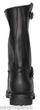 Grinders New Wild One Men'S Black Leather Biker Boots Bike - BOOTSANDLEATHER