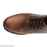 Harley Davidson Boots Genuine Jutland Leather  Mens Biker Brown Boots Moto High - BOOTSANDLEATHER