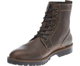 Harley Davidson  New Aldrich Brown Leather Biker  Boots  Rocks - BOOTSANDLEATHER