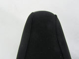 Rossellini Rimini Mens Moccasin Shoes Black Nubuck Leather Lined Heel Loafer - BOOTSANDLEATHER