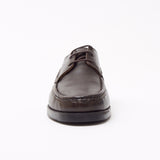 Lucini Formal Men Brown Sheep Leather 3 Eyelet Comfort Shoes Wedding Office Work - BOOTSANDLEATHER