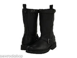 Harley Davidson Ladies Dulcie Black Leather Boot Zip Cowboy Biker Boots Dulice - BOOTSANDLEATHER