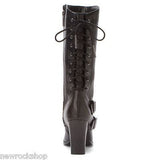 Harley Davidson Shelia Ladies Leather Biker Boots Bike Black Motorbike - BOOTSANDLEATHER