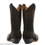 Grinders Arizona Cowboy Western Brown Leather Boots Knee High Boot - BOOTSANDLEATHER