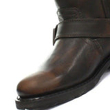 Harley Davidson Ladies Darice Brown Leather Boot Slip On Biker Boots Original - BOOTSANDLEATHER
