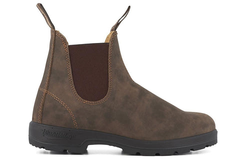 Blundstone 585 Rustic Brown Premium Leather Classic Chelsea Boots Australia - BOOTSANDLEATHER