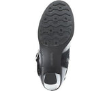 Harley Davidson Abbey Ladies Black Leather Biker Heel Boots Triple Strap Dress - BOOTSANDLEATHER