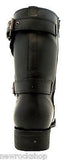 Grinders 5009 Route 66 Black Leather Boots  Biker Boot - BOOTSANDLEATHER