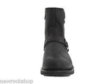 Harley Davidson Scout Black Leather Men Boots Motor Bike Riding Bike - BOOTSANDLEATHER