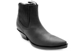 Grinders Mustang Unisesx  Cowboy Western Black Leather Boots - BOOTSANDLEATHER
