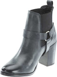 Harley Davidson New Ladies Grey Leather Catalani Chunk Heel Biker Boots Ash - BOOTSANDLEATHER