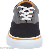 Harley Davidson Genuine Lawthorn Black Grey Mens Biker Trainers Relax Lace Shoes - BOOTSANDLEATHER