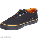 Harley Davidson Genuine Lawthorn Black  Mens Biker Trainers Relax Lace Up Shoes - BOOTSANDLEATHER