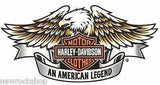 Harley Davidson Sandra Motorbike Black Ladies Leather Wedge Studs Boots - BOOTSANDLEATHER