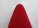 Rossellini Azzurra Mens Shoes Red Faux Suede Lace Up Pointed Casual Shoe - BOOTSANDLEATHER