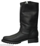 Grinders New Wild One Men'S Black Leather Biker Boots Bike - BOOTSANDLEATHER