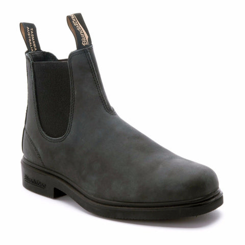 Blundstone 1308 Rustic Black Premium Leather Classic Chelsea Boots Australia - BOOTSANDLEATHER