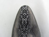 Rossellini Brenzone Mens Shoes Black Grey Faux Snake Lace Up Pointed Casual - BOOTSANDLEATHER