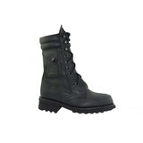 Loblan 2024 Black Biker Boots Combat Military Lace Up Handmade Boot Side Pocket - BOOTSANDLEATHER