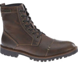 Harley Davidson  New Aldrich Brown Leather Biker  Boots  Rocks - BOOTSANDLEATHER
