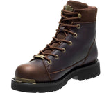 Harley Davidson New CHIPMAN Men Brown Leather Biker Boots Rock Bike Lace Up - BOOTSANDLEATHER