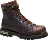 Harley Davidson New CHIPMAN Men Brown Leather Biker Boots Rock Bike Lace Up - BOOTSANDLEATHER