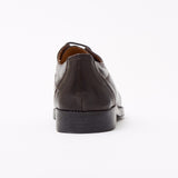 Lucini Formal Men Brown Sheep Leather 3 Eyelet Comfort Shoes Wedding Office Work - BOOTSANDLEATHER