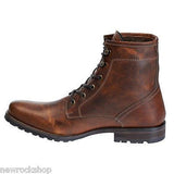 Harley Davidson Boots Genuine Jutland Leather  Mens Biker Brown Boots Moto High - BOOTSANDLEATHER