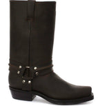 Grinders New Renegade Hi Biker Brown Leather Boots - BOOTSANDLEATHER
