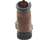 Harley Davidson Bayport Men'S Biker Boots Brown Leather Ankle Work Boot - BOOTSANDLEATHER