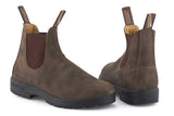 Blundstone 585 Rustic Brown Premium Leather Classic Chelsea Boots Australia - BOOTSANDLEATHER