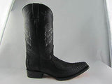 Grinders Kansas Cowboy Western Black Leather Boots Knee High Boot West Biker - BOOTSANDLEATHER