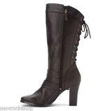 Harley Davidson Shelia Ladies Leather Biker Boots Bike Black Motorbike - BOOTSANDLEATHER