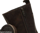 Harley Davidson Jayden Mens Boot Brown Leather Engineer Biker Zip Boots Original - BOOTSANDLEATHER